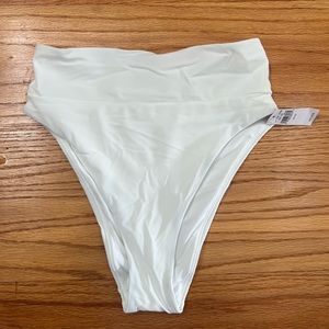 NWT Arie High-Waisted Cheeky Bikini Bottoms